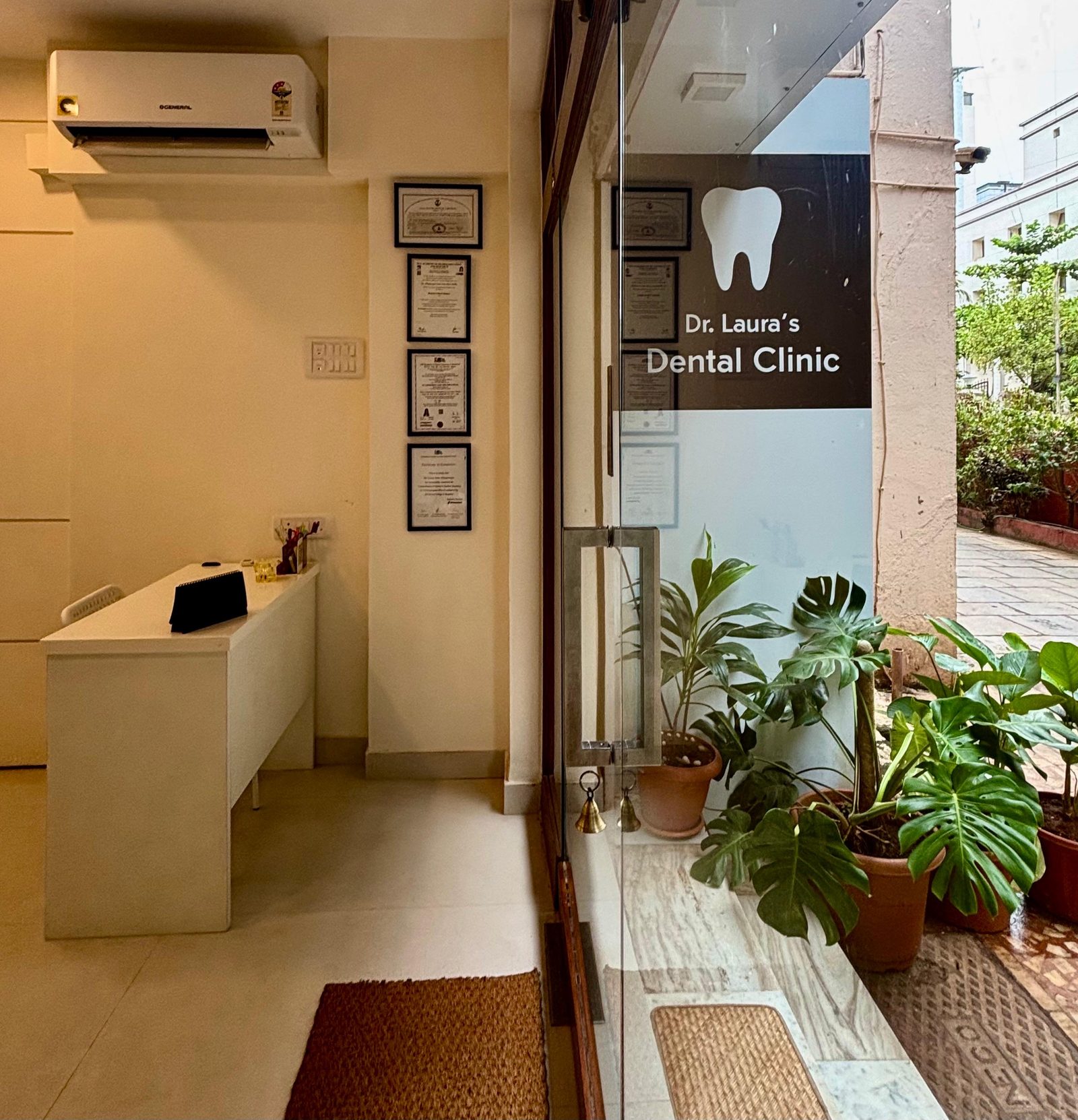 Entrance of Dr. Laura's Dental Clinic
