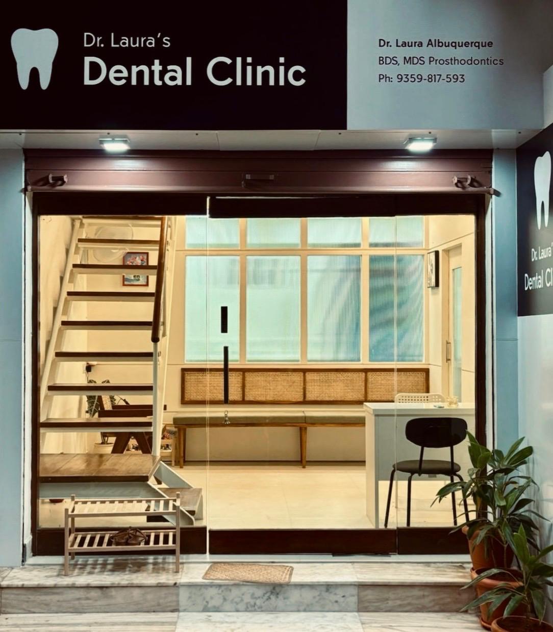 Storefront of Dr. Laura's Dental Clinic